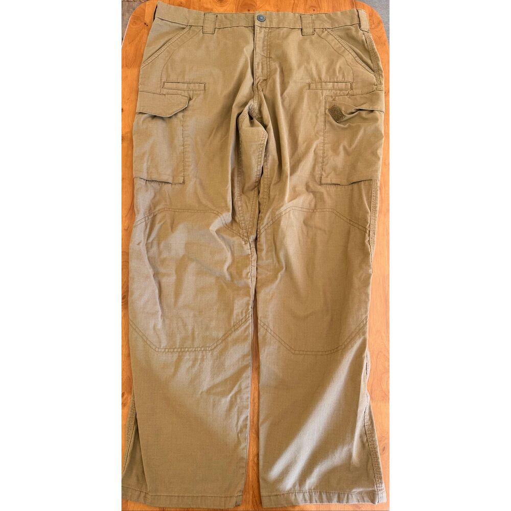 First Tactical Pants Mens Fit 40x32 Brown Ripstop V2 Micro Knee‎ Pad Pkts